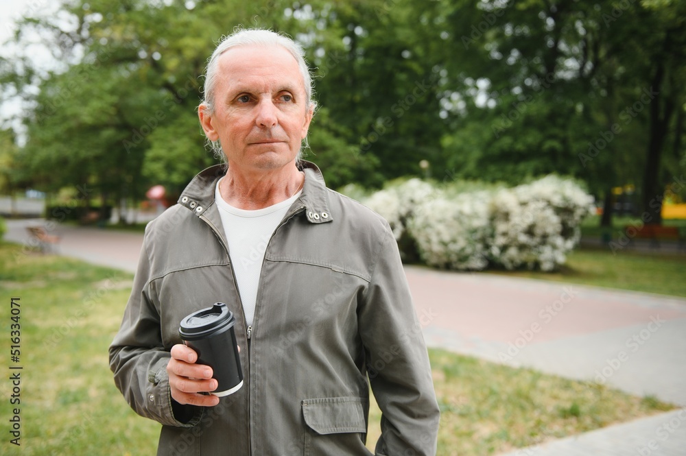 older man have good time in the park older man have good time in the park