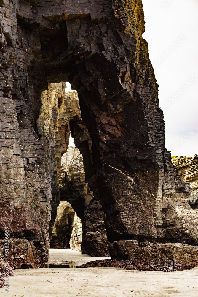 Beach of the Cathedrals, Galicia Spain. Place to visit. Beach of the Cathedrals, Galicia Spain. Place to visit.