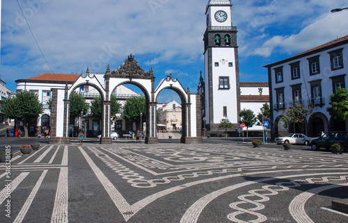 Açores, Ponta Delgada - city gates, Portugal