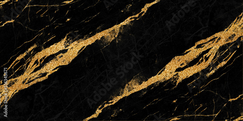 black Portoro marble with golden veins. Black golden natural texture of marbl. abstract black, white, gold and yellow marbel. hi gloss texture of marble stone for digital wall tiles design. 