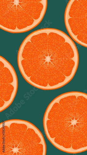 bright fresh summer backgrounds with citruses