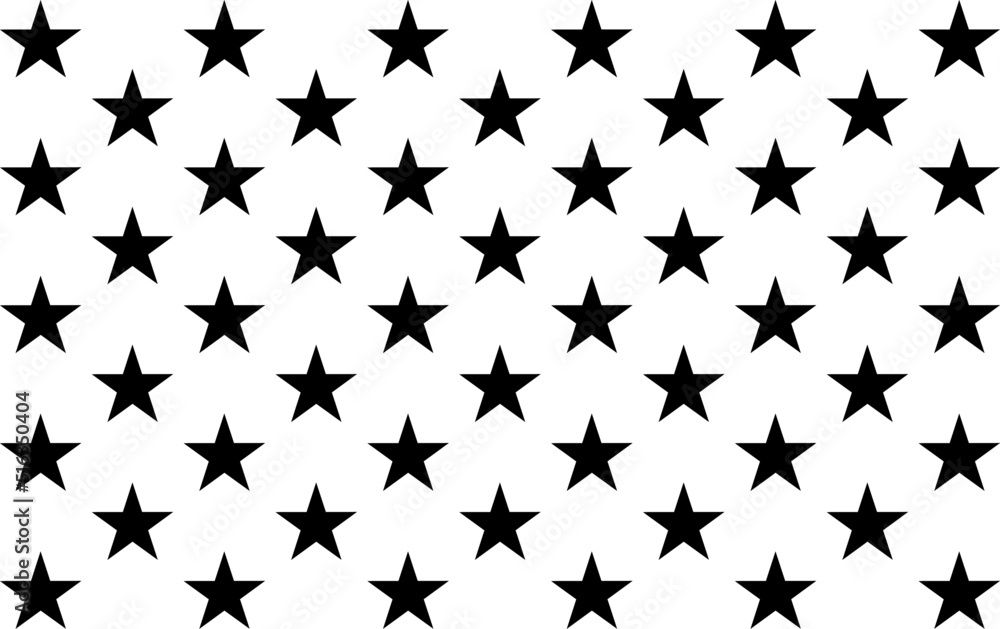 Seamless pattern with black stars Seamless pattern with black stars