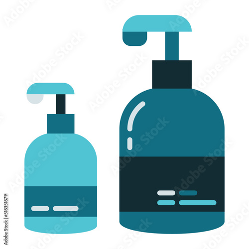 shampoo bottle icon on transparent background