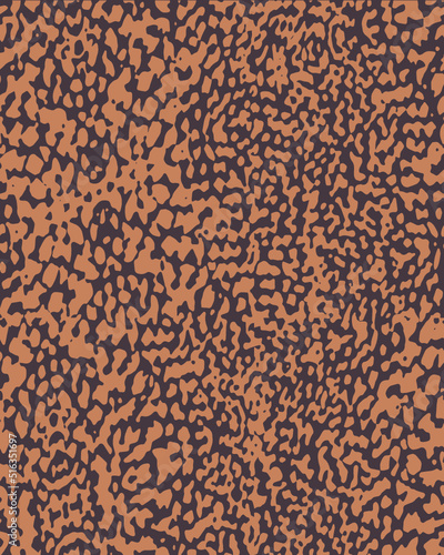 Leopard animal skin seamless textile design. abstract fur texture.