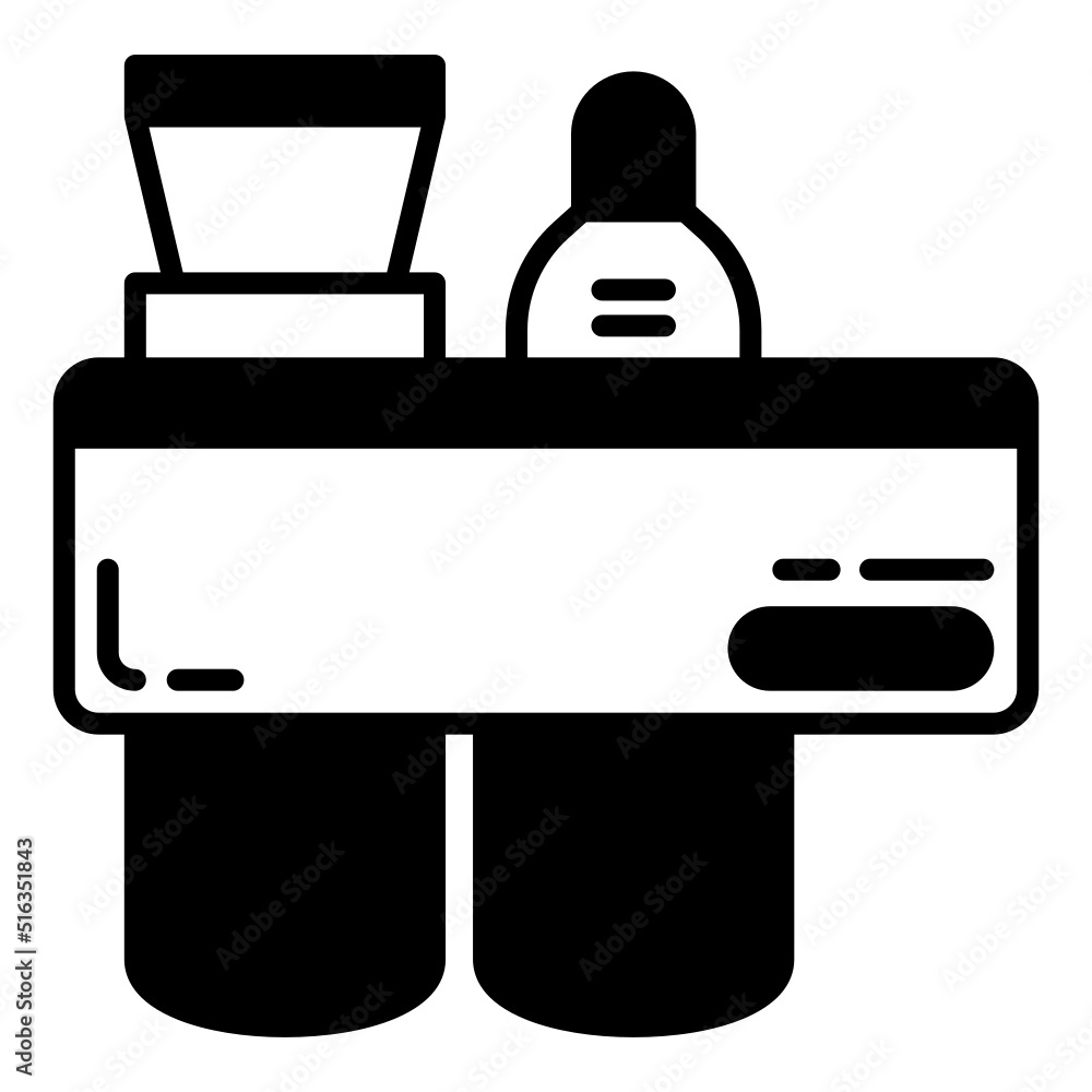 bathroom organizer icon on transparent background bathroom organizer icon on transparent background