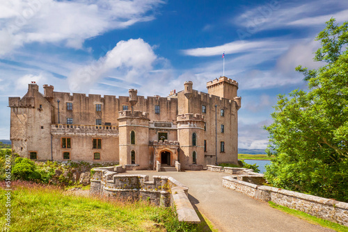 Dunvegan castle on the Isle of Skye, Scotland photo