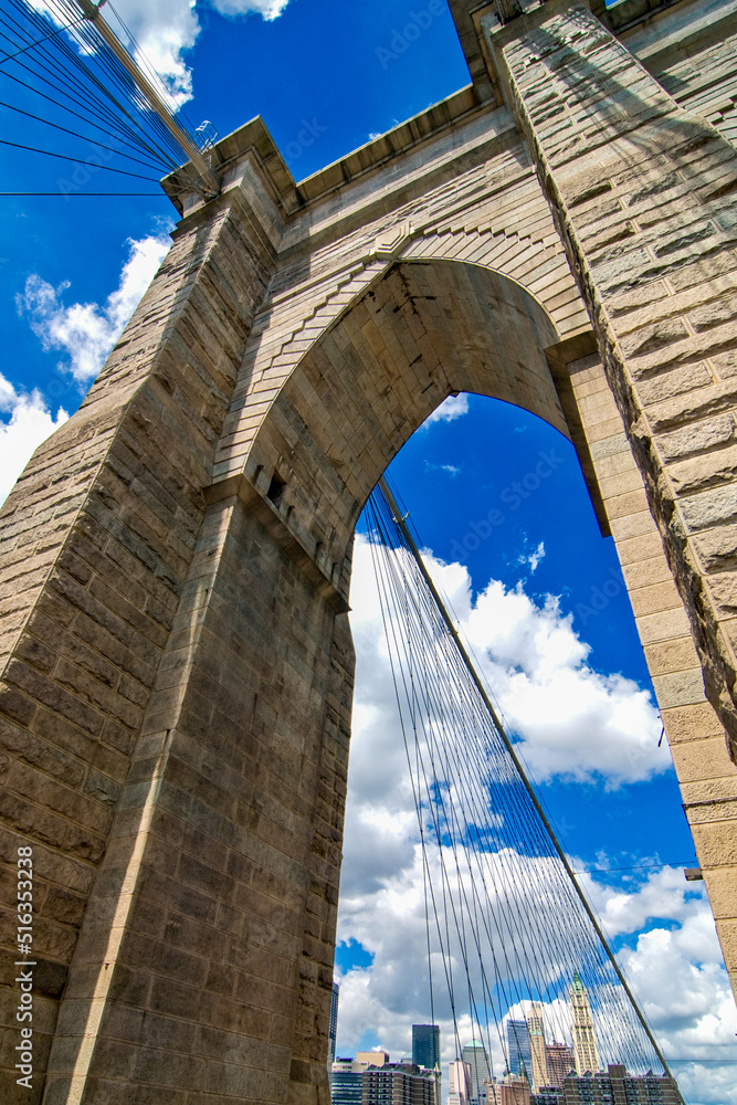 Obraz premium Brooklyn Bridge Architecture