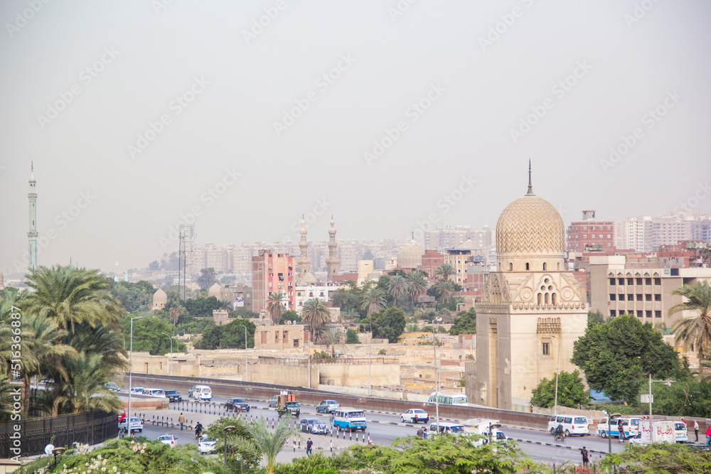 Fototapeta premium Beautiful view of the old city in the center of Cairo, Egypt