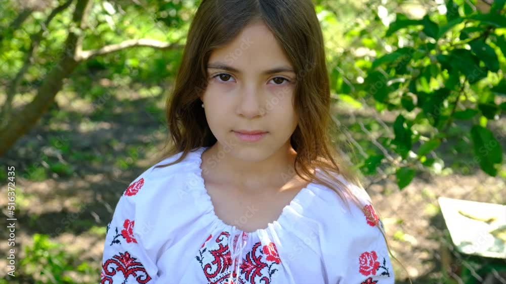 The Ukrainian flag is drawn on the child hands. Selective focus. The Ukrainian flag is drawn on the child hands. Selective focus.