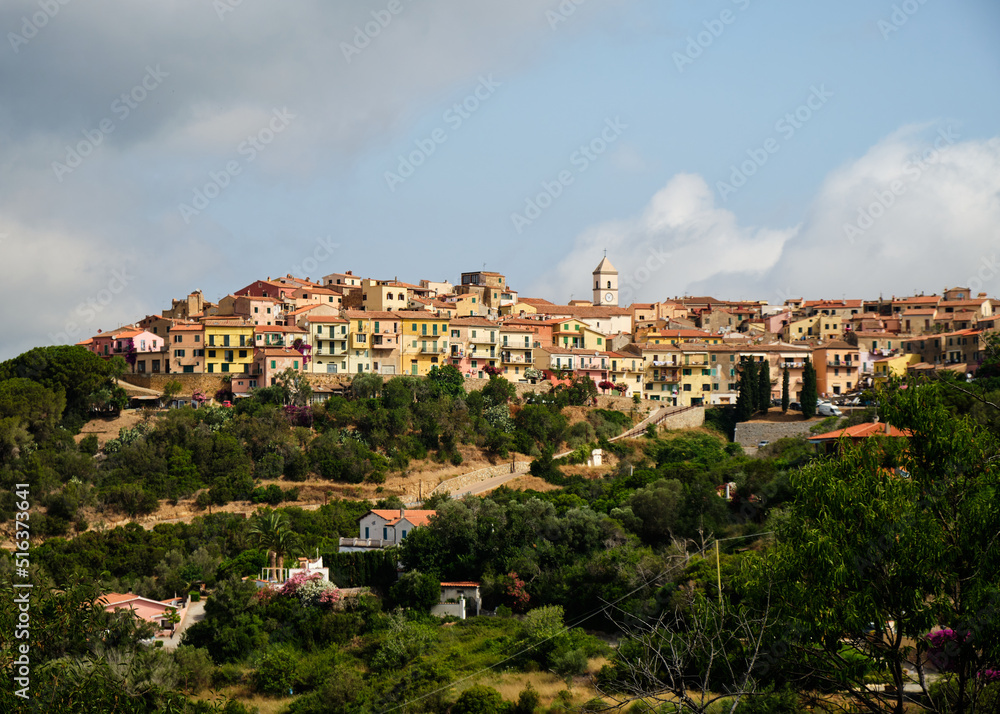 Panorama di Capoliveri, situato nella meravigliosa Isola d'Elba.