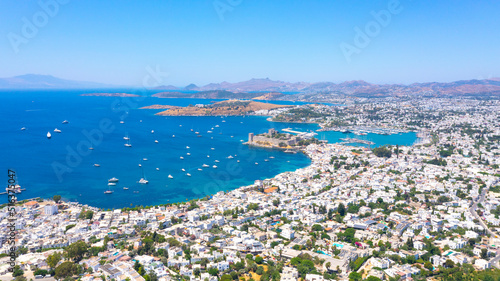 Bodrum is a city on the Bodrum Peninsula, stretching from Turkey's southwest coast into the Aegean Sea. 
