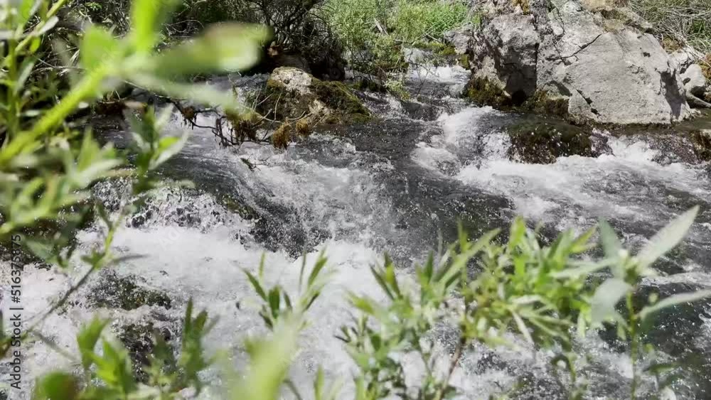 Mountain river of the Jade Lake is clear. Mountain river of the Jade Lake is clear.
