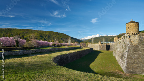Citadel of Jaca in spring time photo
