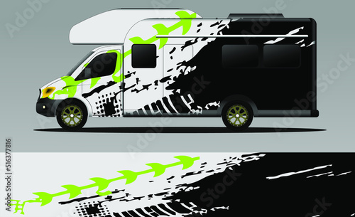 racing background vector for camper car wraps and more