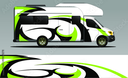 racing background vector for camper car wraps and more