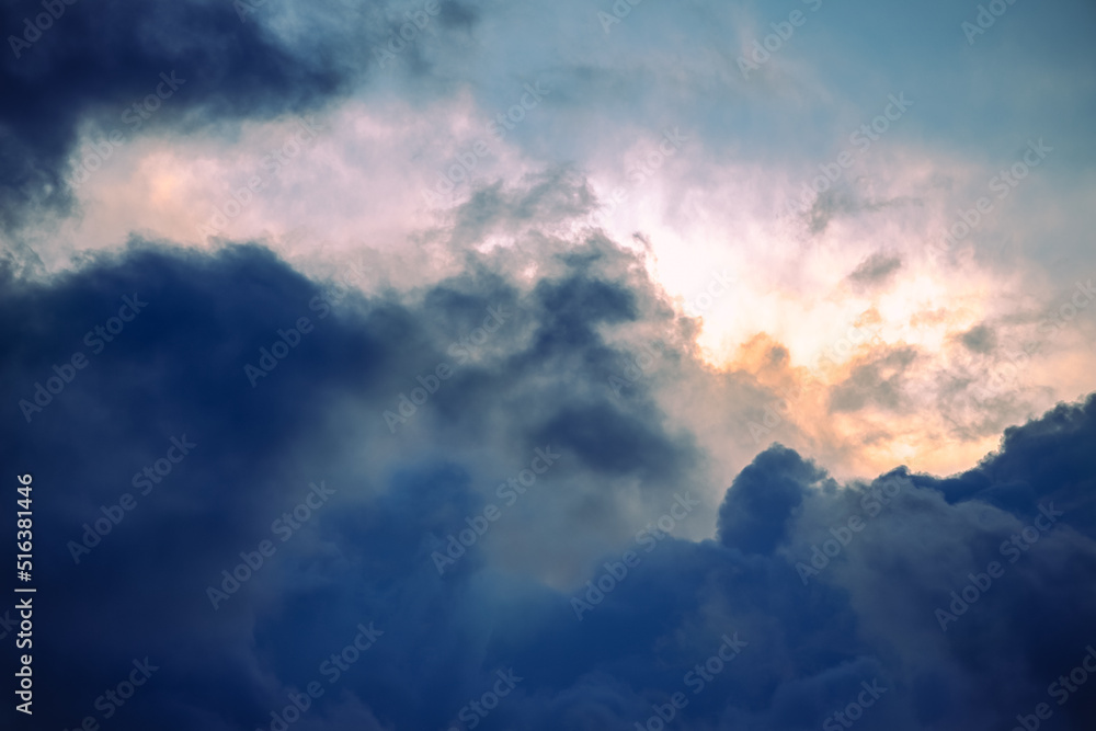 Fototapeta premium clouds and sun