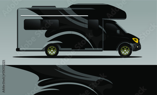 racing background vector for camper car wraps and more
