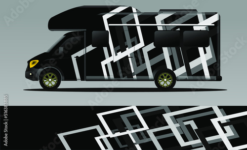 racing background vector for camper car wraps and more