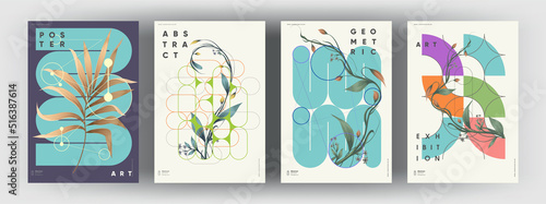Stampa su tela Abstract posters