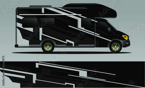 racing background vector for camper car wraps and more