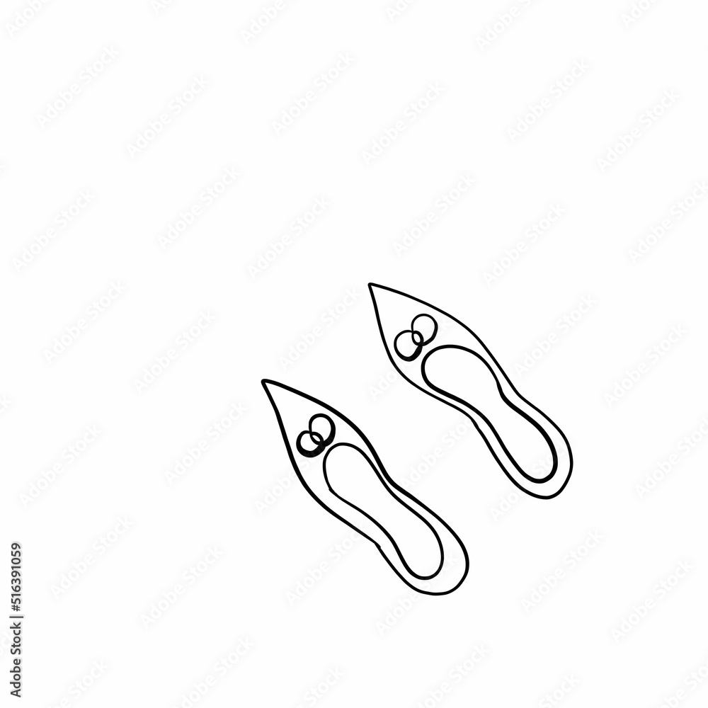 Fototapeta premium pair of women's shoes for a wedding or holiday