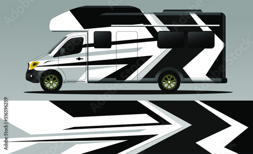 racing background vector for camper car wraps and more