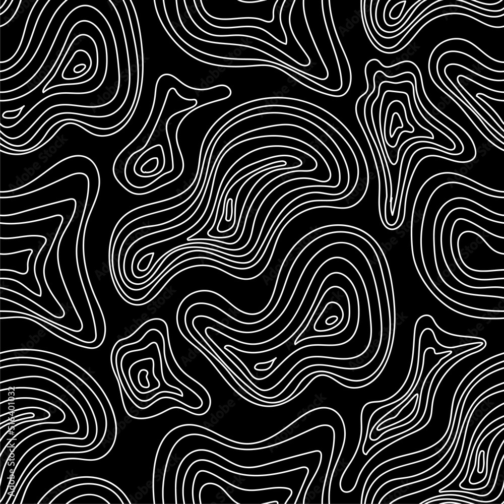 Seamless doodle texture, hand drawn on a white square background. Loops, curls, stripes Seamless doodle texture, hand drawn on a white square background. Loops, curls, stripes