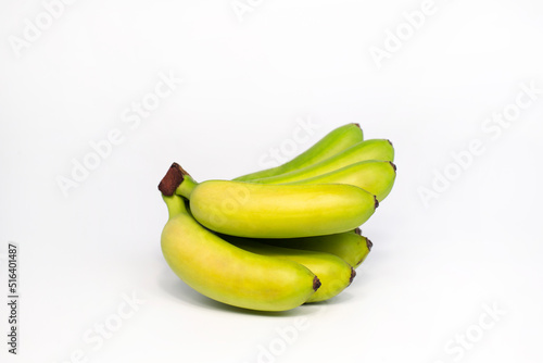 Banana on a white background. Isolated.