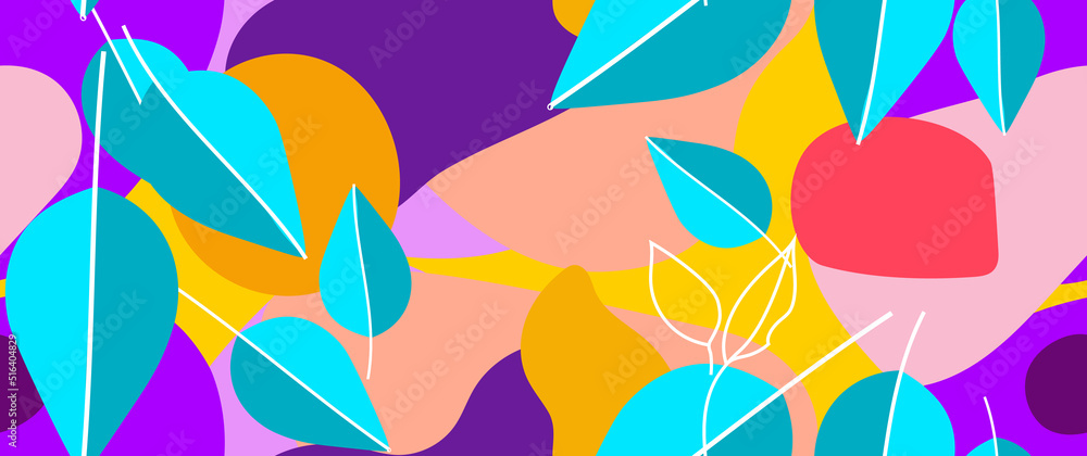 Bold Pattern Tropical Leaf Jungle Modern Motif Bold Pattern Tropical Leaf Jungle Modern Motif