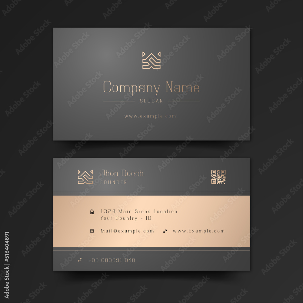 Elegan Luxury Business Card Template Elegan Luxury Business Card Template