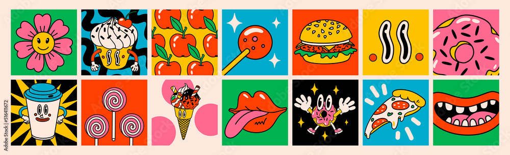 Фотография Cartoon vector Comic characters