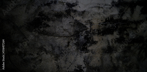 Dark grey black cement for background. Black stone concrete texture background