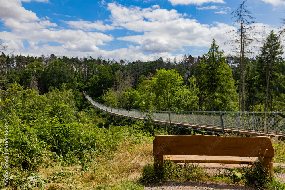 Hängeseilbrücke Hohe Schrecke Hängeseilbrücke Hohe Schrecke