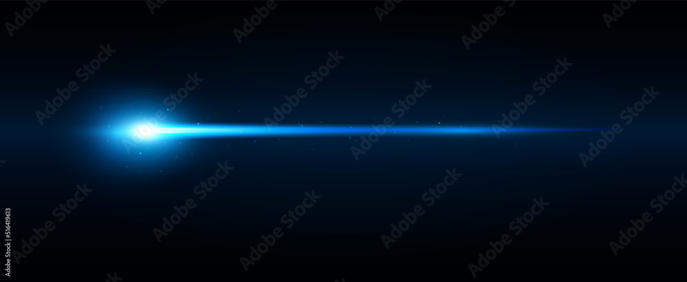 Laser scanning arrow concept. Blue glare speed moving. Innovative technologies for communication and connection. Design for site. Realistic gradient vector illustration isolated on black background Laser scanning arrow concept. Blue glare speed moving. Innovative technologies for communication and connection. Design for site. Realistic gradient vector illustration isolated on black background