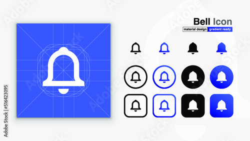 Notification material design icon