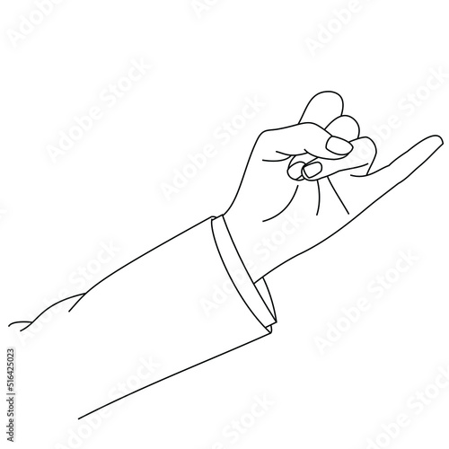 Graphic illustration of a male arm with the flexibility shown above