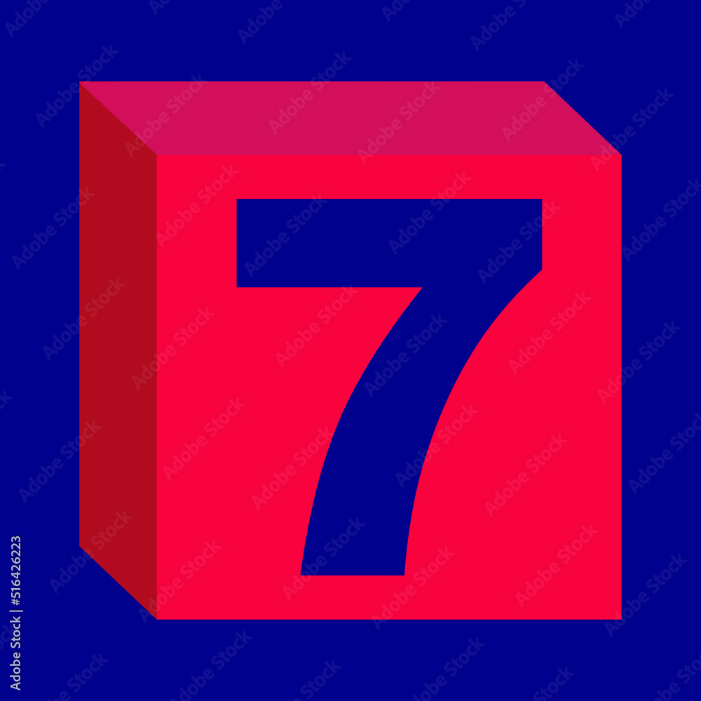 Box Logo Vector Design By Number 7 Box Logo Vector Design By Number 7