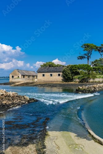 Berder island, in Brittany, in the Morbihan gulf photo