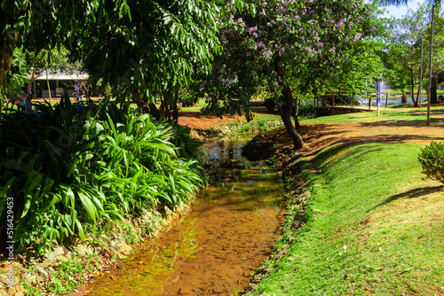 Detalhe de uma vista do Parque Ambiental do Ipiranga na cidade de Anápolis. photo