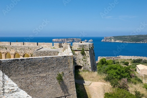 medieval castle overlooking the sea (Niokastro). Pylos, Greece photo