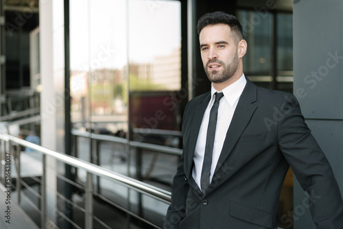 Wallpaper Mural businessman in suit at street Torontodigital.ca