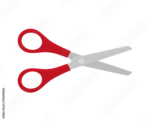 open scissors icon- vector illustration