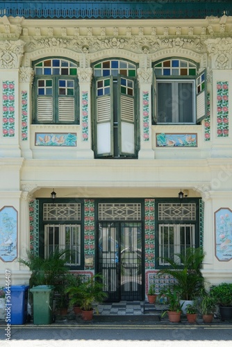 Photography Conserved pre-war terrace house designed in elaborate Chinese Baroque style, Pet