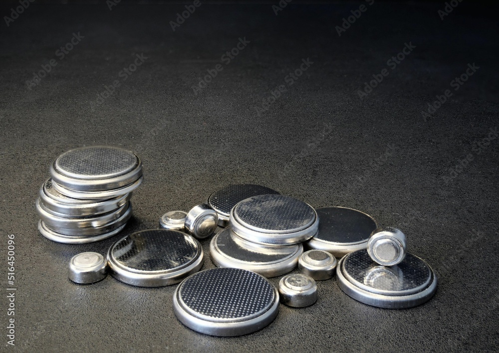 Mini button cell batteries Stock Photo Adobe Stock