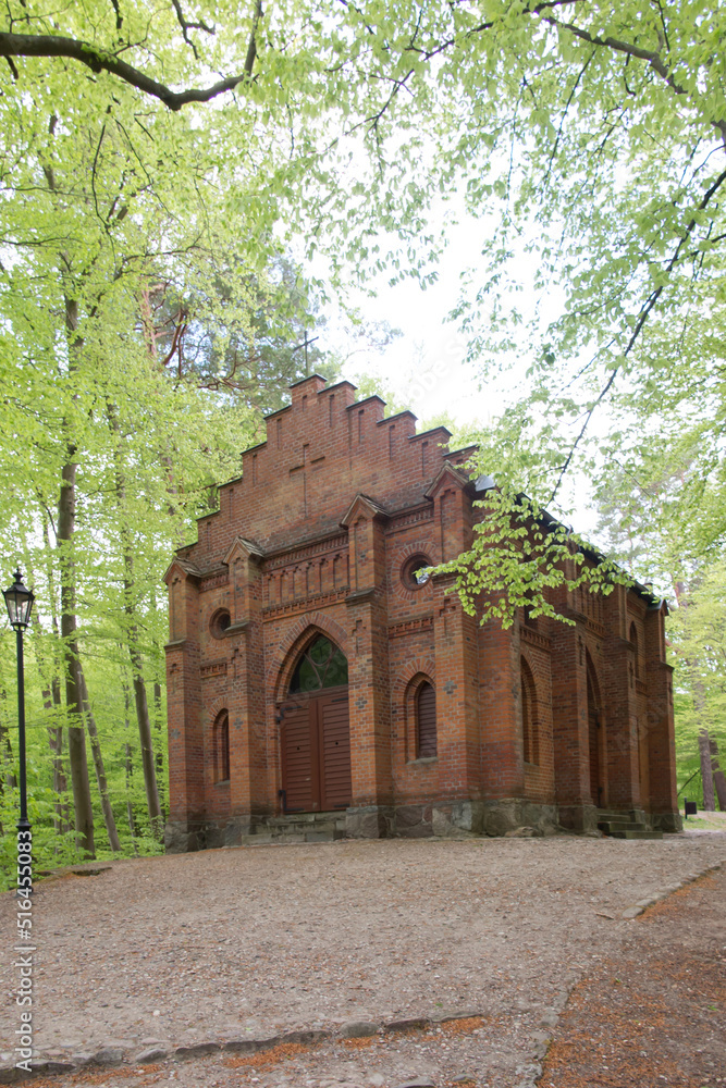 Chapels of the Calvary of Wejherowo, part of the Marian and Passion Sanctuary in Wejcherowo, Poland.