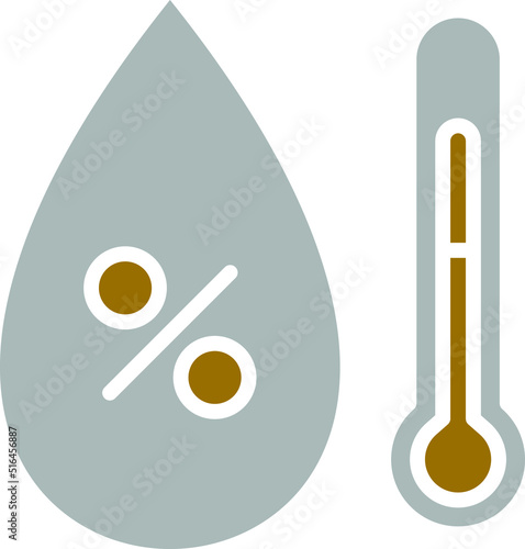 Vector Design Humidity Icon Style