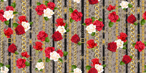 Trendy repeating seamless print.