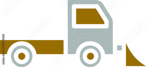 Vector Design Snowplow Icon Style