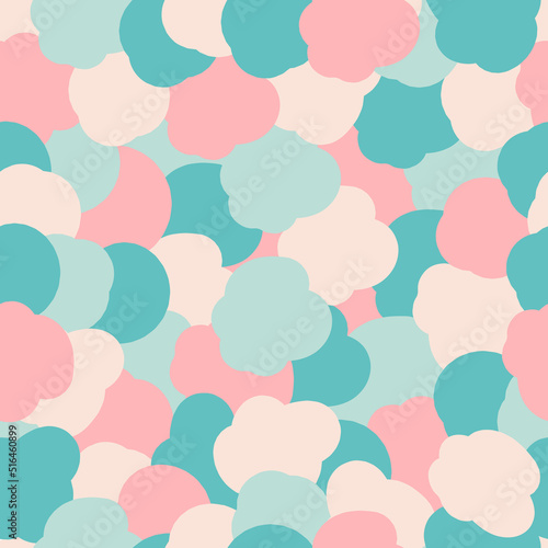 Vector seamless pattern with abstract shapes. Abstract background for wallpaper, wrapping