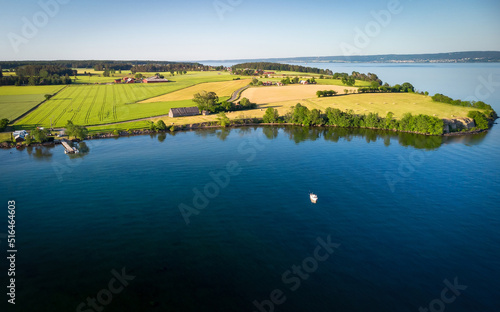 Vacation on the lake - boat lifestyle photo